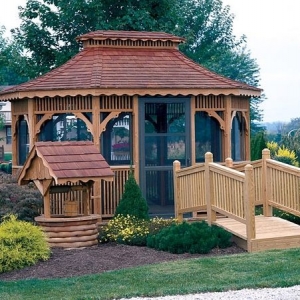 10x16 Victorian Oval Gazebo